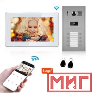 Фото 10 - Видеодомофон для квартир с WiFi и Tuya.